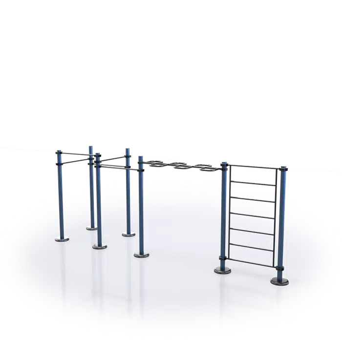 MB 7.60/12 Combined Horizontal Ladder, Wall And Uneven Pull Up
